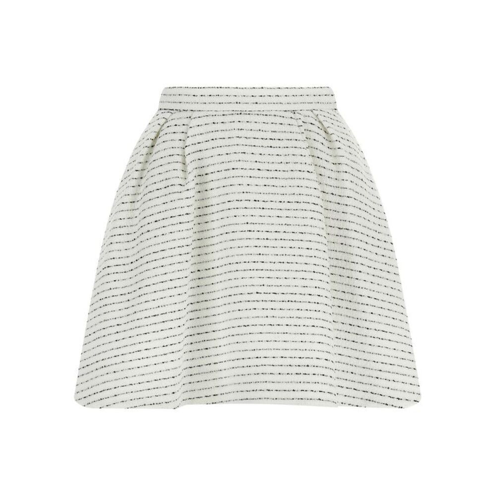 Alessandra Rich White Polyamide Long Women's Skirt